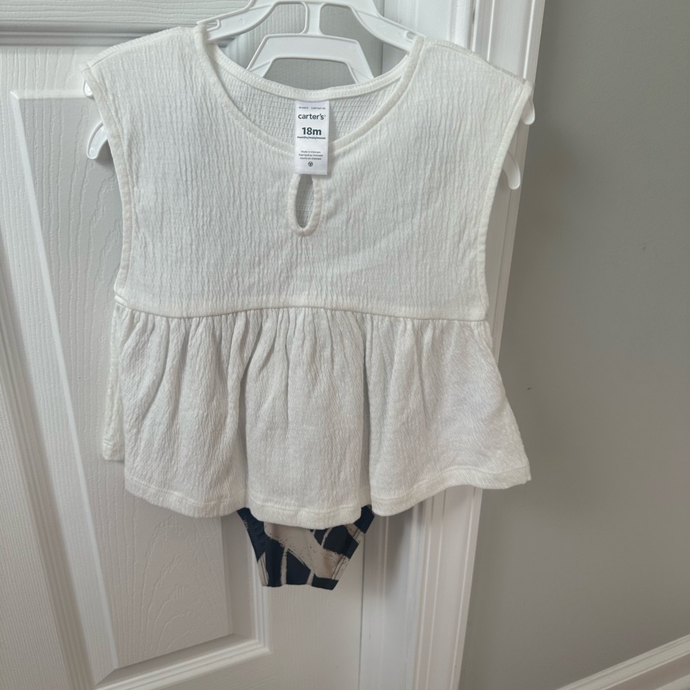 Carter's cover up and swimsuit